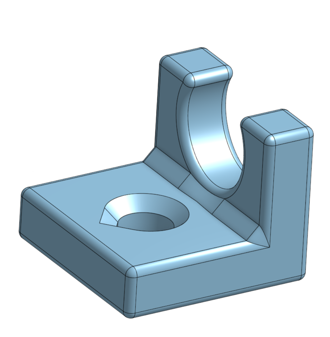 Cable holder 8mm - Screw - 10 pce